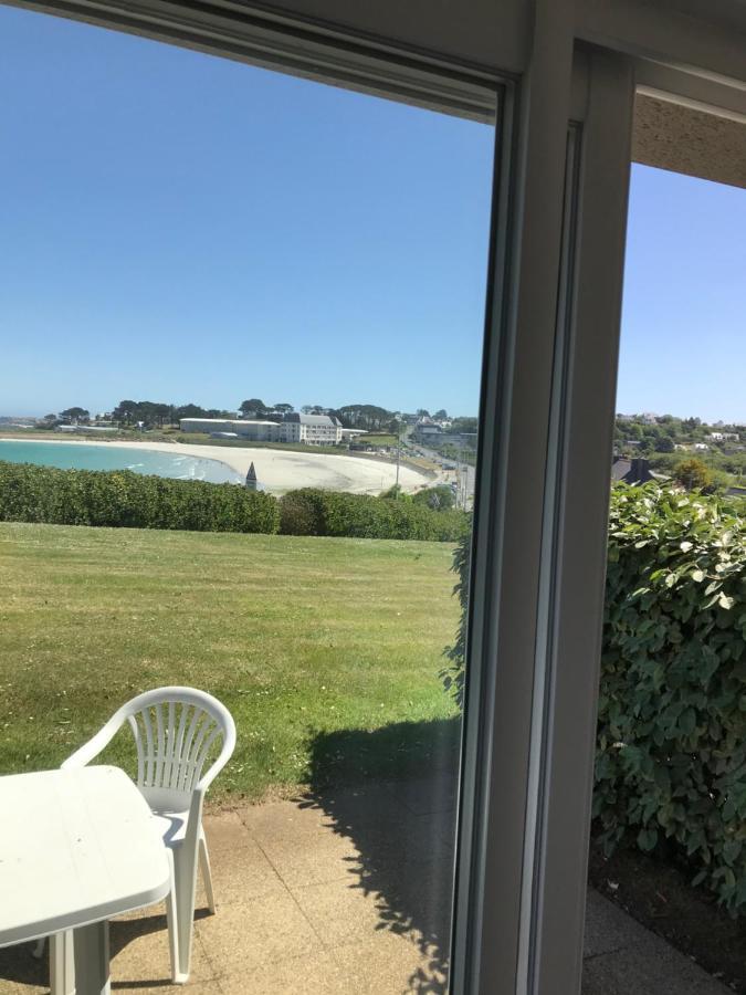 Maison 6 Pers Belle Vue Mer Piscine, Plage A 40 M Trévou-Tréguignec Exterior foto
