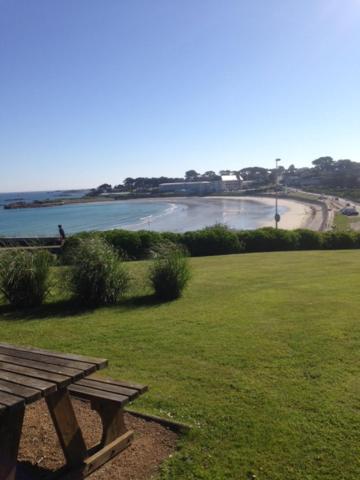 Maison 6 Pers Belle Vue Mer Piscine, Plage A 40 M Trévou-Tréguignec Exterior foto