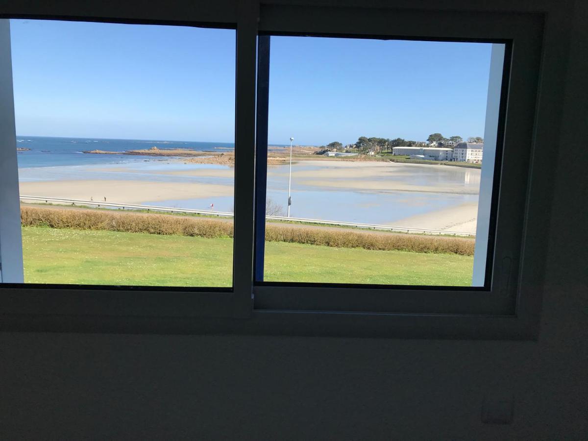 Maison 6 Pers Belle Vue Mer Piscine, Plage A 40 M Trévou-Tréguignec Exterior foto