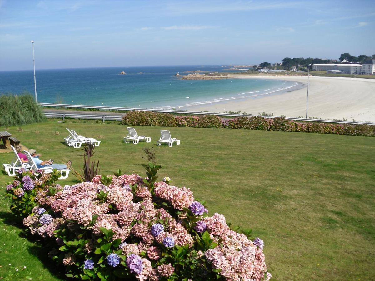 Maison 6 Pers Belle Vue Mer Piscine, Plage A 40 M Trévou-Tréguignec Exterior foto