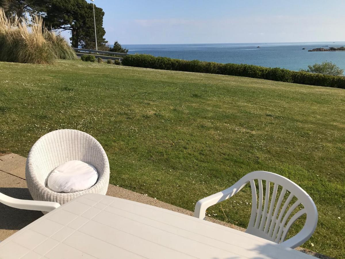 Maison 6 Pers Belle Vue Mer Piscine, Plage A 40 M Trévou-Tréguignec Exterior foto