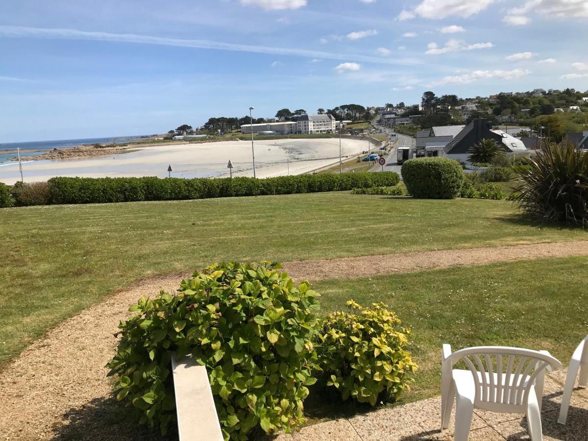 Maison 6 Pers Belle Vue Mer Piscine, Plage A 40 M Trévou-Tréguignec Exterior foto